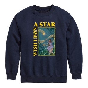 Boys' - Disney - Wish Upon A Star Graphic Long Sleeve Fleece Sweatshirt - 1 of 4