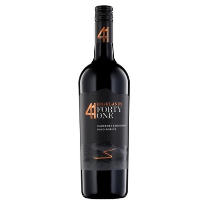 Highlands Forty One Cabernet Sauvignon Paso Robles- 750ml Bottle