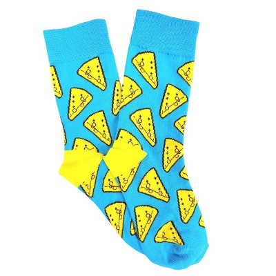 Cheese Wedge Socks (Tween Sizes, Small) from the Sock Panda