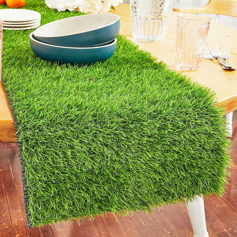 Juvale Synthetic Grass Table Runner (14 x 72 in.), 4 of 8