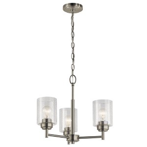 Kichler Lighting Winslow 3 - Light Chandelier in  Brushed Nickel - 1 of 3