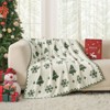 Snuggle Sac Christmas Throw Blanket Soft Knit Bed Blanket 50x60" - 3 of 4