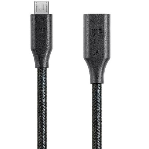 Usb 2.0 Cable - 1.5 Feet - Black | Type-c Female To Micro Type-b - Palette Series : Target