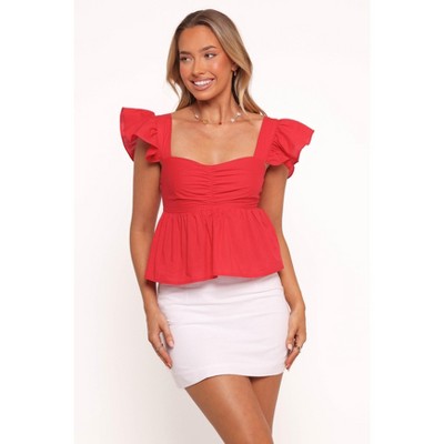 Petal and Pup Womens Lyric Ruffle Top