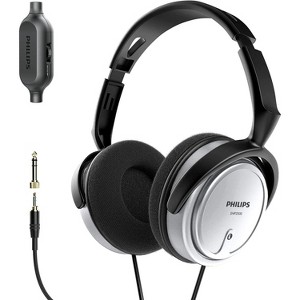 PHILIPS Wired Studio Headphones with Microphone –Ideal for Podcasts, Recording, and Studio Monitoring, with Add-On Adapter - 1 of 4