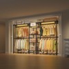 VIPEK X3 Expandable Heavy Duty Clothes Rack Adjustable from 5'2" to 8' with Flexible Shelves and Hanger Rods, Max Load 1210LBS - 2 of 4