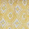 RLF Home Geo Tailored 100% Cotton with Fully Lined 3" Rod Pocket Valnance for Windows 50" x 14" Yellow - 4 of 4