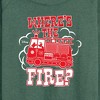 Women's - Disney - Wheres The Fire Lightweight French Terry Wide Neck Long Sleeve Shirt - 2 of 4
