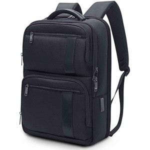 Boersma Laptop Backpack 15.6 Inch, Water Resistant Business Daypack, Lightweight School College Bookbag Travel Work Bag for Men Women - 1 of 4