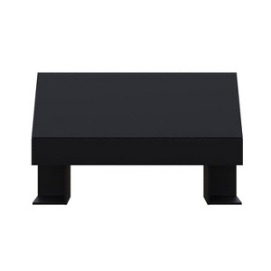 Full Avenue Lateral Storage Headboard Black - Nexera: Modern Floating Design, Wood Composite, No Box Spring Needed - 1 of 4