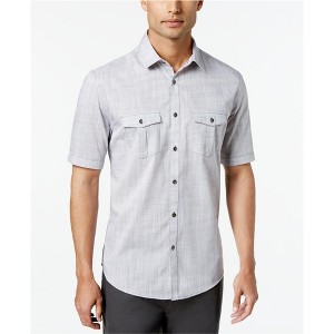 Alfani Mens Textured Button Up Shirt - 1 of 1