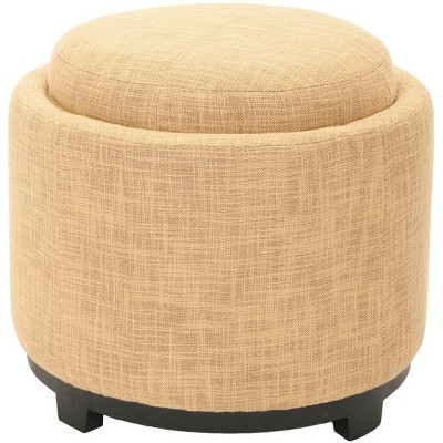 Chelsea Round Tray Ottoman  - Safavieh