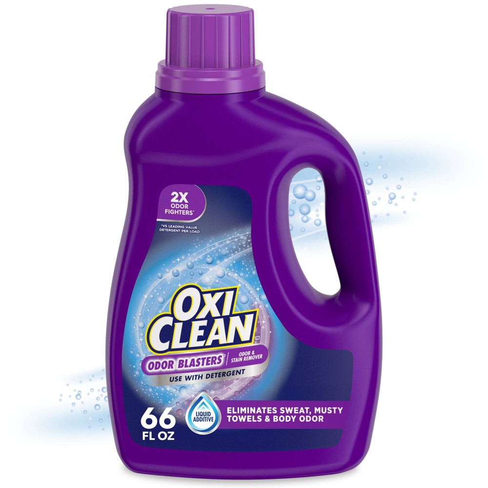 OxiClean Odor Blaster Liquid Laundry Additive - 66 fl oz: Phosphate-Free, High Efficiency, Detergent Boosters