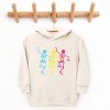 The Juniper Shop Three Skeletons Dancing Neon Toddler Hoodie - 2 of 4