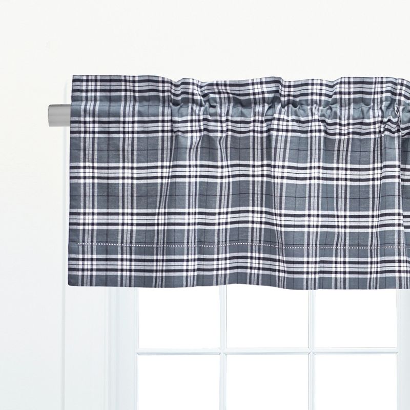 C&F Home Max Plaid Navy Blue Valance Collection, 2 of 5