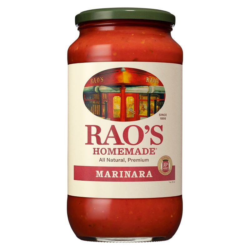 Rao&#39;s Homemade Marinara Sauce Premium Quality All Natural Tomato Sauce &#38; Pasta Sauce Keto Friendly &#38; Carb Conscious - 32oz, 1 of 8