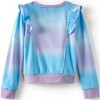Lands' End Kids Long Sleeve Ruffle Sweatshirt Top - 2 of 2