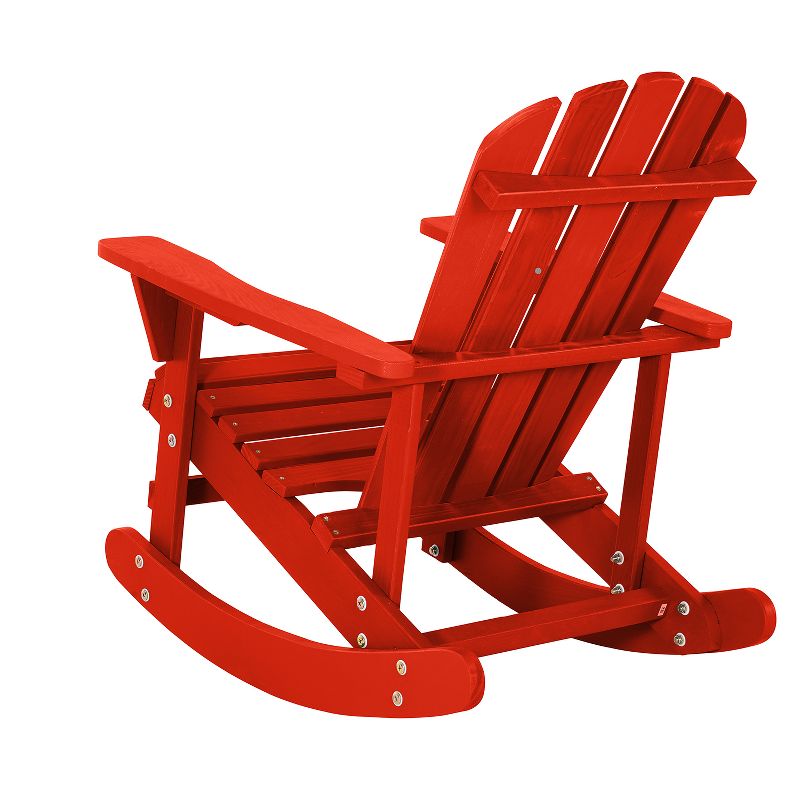 Saint Birch Adirondack Wooden Rocking Chair, 3 of 5