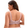 Allegra K Women's Breathable Underwired Lace Fixed Adjustable Straps Push-up 3/4 Cup Bralettes - 2 of 4