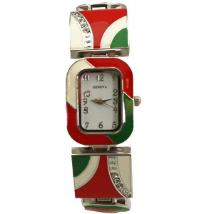 Olivia Pratt Christmas Colors Women Watch Bracelet - 1 of 4