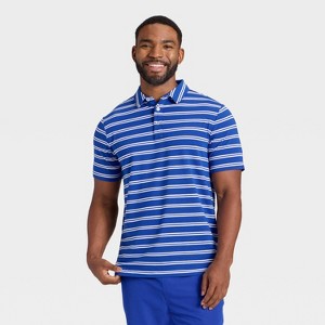 Men's Comfort Wear Striped Polo Shirt - Goodfellow & Co™ - 1 of 3