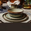 LunaLulinlk (2 pack) Ceramic Round Dinner Plate Green - 4 of 4