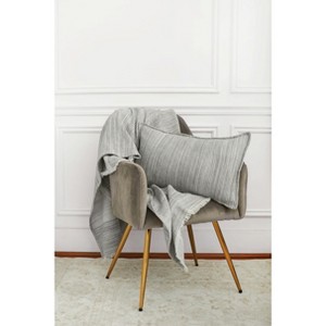 EY Essentials Beacon Ash Throw Pillow - 1 of 3