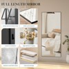 DOMETOUR 71"x26" Full Length Mirror Full Body Floor Mirror Standing Hanging or Leaning Wall, Wall Mirror - 3 of 4