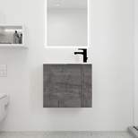 22" Bathroom Vanity with Sink, Soft Close Door and Floating Mount Design - ModernLuxe