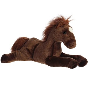 Aurora Medium Outlaw Flopsie Adorable Stuffed Animal Brown 12" - 1 of 4