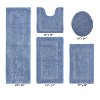 Lux Premium 100% Cotton Tufted Solid Reversible 5 PC Bath Rug Set – Ultra-Soft, Water-Absorbent, Durable, Machine Washable Bathroom Rug - 2 of 4