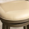 24" Counter Height Swivel Stool Modern Dining Chairs Bar Chairs X-Backrest Chair Armless Stool - 4 of 4
