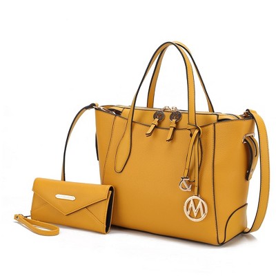 MKF Collection Bruna Vegan Leather Women’s Tote Bag with Wallet by Mia K