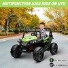12V Kids Ride On Car, Electric Off-Road Vehicle with Remote Control, 4-Wheel Suspension LED Lights & Bluetooth for 37Months-96Months - 3 of 4