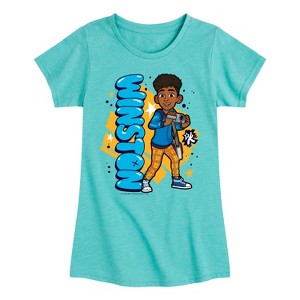 Girls' - Karma's World - Winston With Camera Fitted Short Sleeve Graphic T-Shirt - 1 of 4