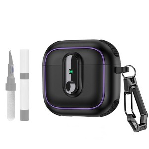 HTUTWOO AirPods 4 Case, Compatible with Magsafe with Active Noise Cancellation, Cleaning Kit and Keychain for Men Women - 1 of 4