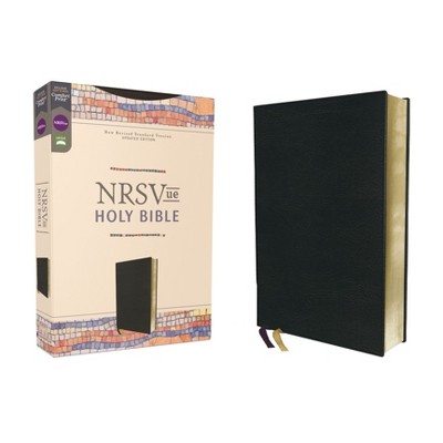 Nrsvue, Holy Bible, Leathersoft, Black, Comfort Print - By Zondervan ...