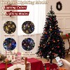 GOTGELIF Pre-Lit Stunning Holiday Tree Black 6Ft Christmas Tree with Twinkling Lights Xmas Decoration - 3 of 4