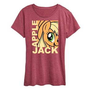Women's - My Little Pony - Character Block Apple Jack Short Sleeve Graphic T-Shirt - 1 of 4