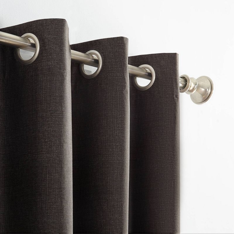 Sun Zero 100% Blackout Duran Thermal Insulated Grommet Curtain Panel, 4 of 8
