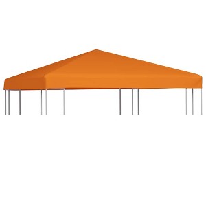 vidaXL Gazebo Top Cover Orange Polyester with PVC coating 10x10 feet - 1 of 2