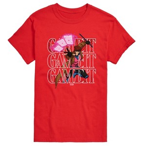 Men's - Marvel - X-Men Gambit Stack Short Sleeve Graphic T-Shirt - 1 of 4