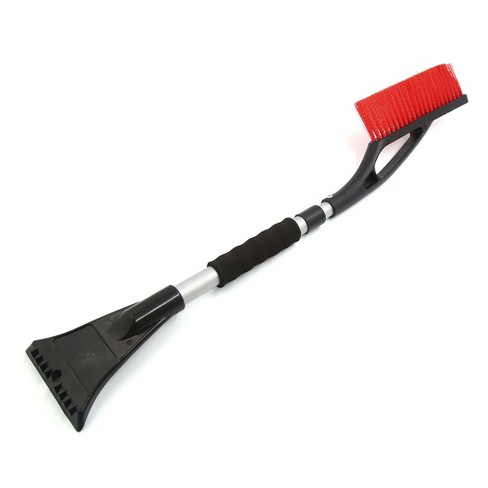 Snow Brush Extendable, 2 in 1 Ice Scraper for Car Windshield with Foam Grip  a