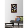 Trends International NFL Pittsburgh Steelers - Neon Helmet 23 Unframed Wall Poster Prints - 2 of 4