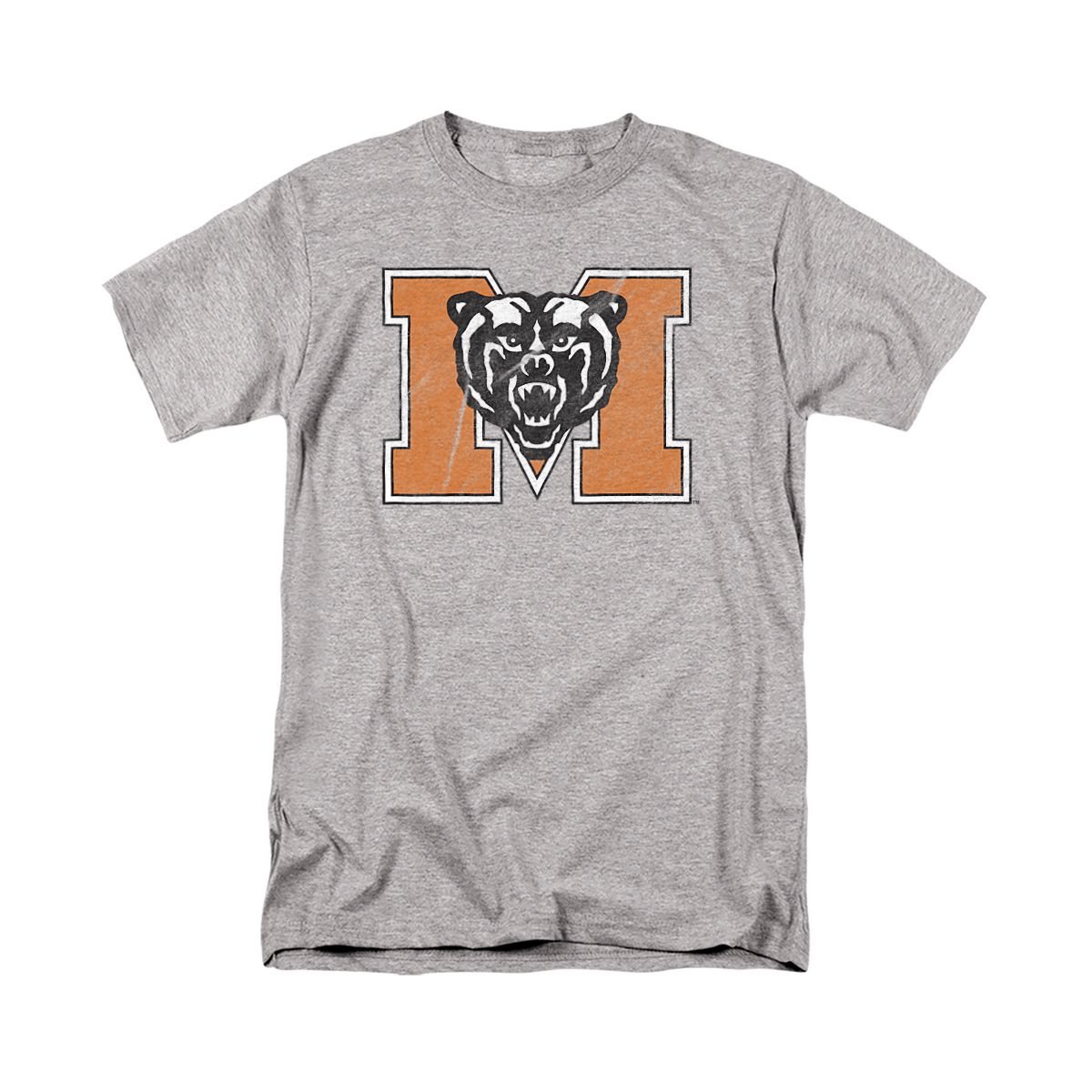 Men's Mercer University Official Distressed Primary T-Shirt
