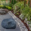 Gardenised Decorative Outdoor Weather-Resistant Artistic Artificial Faux Stone Rock, Garden Patio Granite Grey Fiberglass Stone - 4 of 4