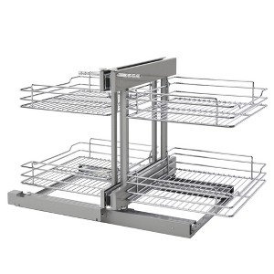 Rev-A-Shelf 5PSP Soft Close Blind Corner 4 Shelf Slide Out Kitchen Cabinet Organizer - 1 of 4