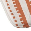 Deny Designs ThirtyOne Illustrations Tiger Batik Striped Memory Foam Bath Mat Cream - 3 of 4