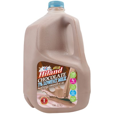 Hiland 1% Chocolate Milk - 128 fl oz