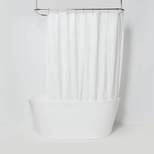 PEVA Medium Weight Shower Liner White - Made By Design™
